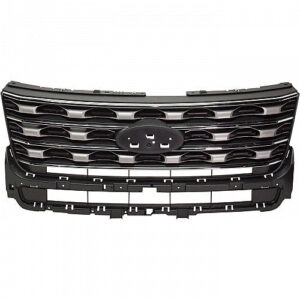 Ford Explorer Grille Foundry Gray/Chrome Moldings Base/Xlt/Limited 2016-2017 (Oe Fb5Z8200Ac)