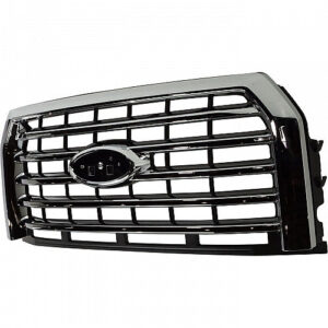 Ford Pickup Grille 5-Chrome Bars/Chrome Surround For Xlt 2015-2017 (Oe Fl3Z8200Ea)