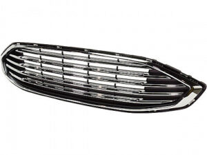 Ford Fusion Grille Blk/Chrome Bars & Frame Without Sport Fusion/Energi/Hyb 17-18