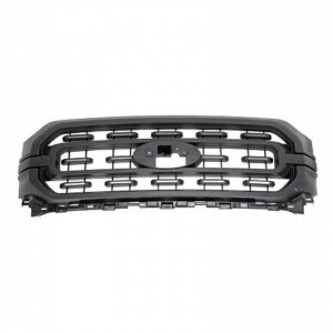 Ford Pickup Grille 2 Horizontal Bar Type Black Texture For Xl Without Stx Pkg 2021-2023 (Oe Ml3Z8200Aa)