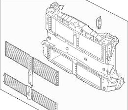 Lincoln Corsair Rad. Support Escape/Hybrid/Corsair 2020-2025 (Pz1Z-5816146-D)