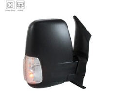Ford Transit Mirror Passenger Side 12 Pins Textured Medium/High Roofs Power/Bsd/Power Fold/Signal Short Arm 2020-2025 (Lk4Z-17682-Ea)
