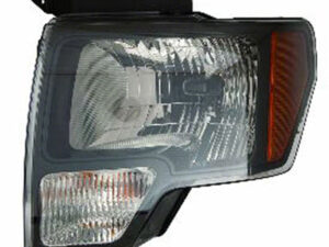 Ford Pickup Halogen Head Light Driver Side Black Lightduty/ Svt_Raptor 2010-2014