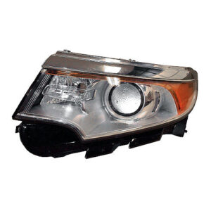 Ford Edge Halogen Head Light Driver Side Chrome Without Sport/Logo 2011-2014