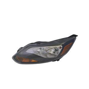 Ford Focus Head Light Driver Side Black Titanium Model 2012-2014
