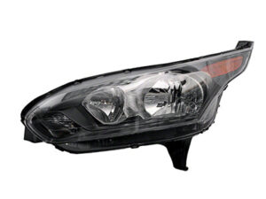 Ford Transit Halogen Head Light Driver Side Without Adaptive Black Bezel Xl Model Transit_Connect 2014-2018 Capa