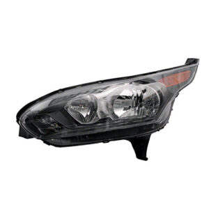 Ford Transit Halogen Head Light Driver Side Without Adaptive Black Bezel Xl Model Transit_Connect 2014-2018 Capa