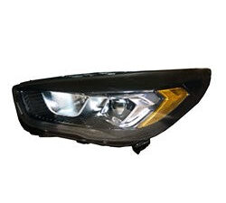 Ford Escape Headlight Halogen Headlight Driver Side W/ Led Signature Black Beze 2017-2019