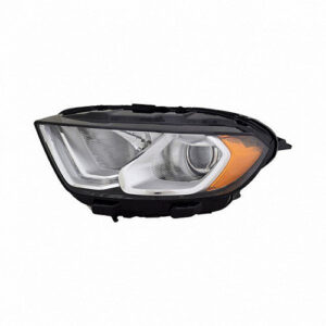 Ford Ecosport Headlight Halogen Headlight Driver Side Chrome Housing W/ Led Daytime Running Light 2018-2022 Capa