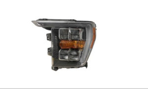Ford Pickup Headlight LED Driver Side Chrome Bezel Without Adaptive & Tremor 2021-2023 (Ml3Z13008F/G)