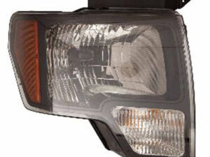 Ford Pickup Halogen Head Light Passenger Side Black Lightduty/ Svt_Raptor 2010-2014
