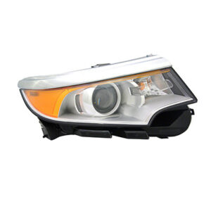 Ford Edge Halogen Head Light Passenger Side Chrome Without Sport/Logo 2011-2014