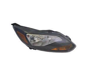 Ford Focus Head Light Passenger Side Black Titanium Model 2012-2014