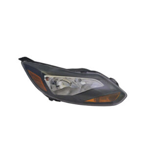 Ford Focus Head Light Passenger Side Black Titanium Model 2012-2014