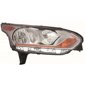 Ford Transit Head Light Passenger Side W/ Adaptive Chrome Bezel Xlt/Titanium Models Transit_Connect 2014-2018 Capa