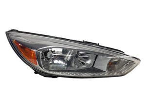 Ford Focus Headlight Halogen Headlight Passenger Side Aluminum Beze W/ Bulb Daytime Running Light Sedan/Hatchback 15-18