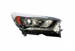 Ford Escape Headlight Halogen Headlight Passenger Side W/ Led Signature Chrome Bezel 2017-2019