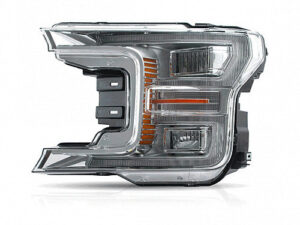 Ford Pickup Headlight LED Passenger Side Chrome Bezel 2018-2020 (Jl3Z13008Ag)