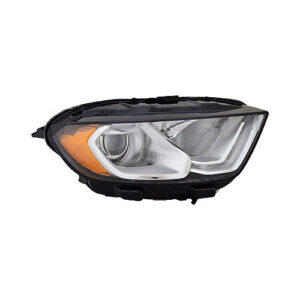 Ford Ecosport Headlight Halogen Headlight Passenger Side Chrome Housing W/ Led Daytime Running Light 2018-2022 Capa