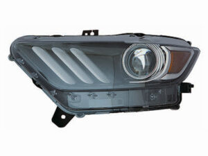 Ford Mustang Headlight Hid Headlight Driver Side W/ Led Accent Mustang/Gt 15-17 Shelby_Gt350 18-20/Gt500 20-22 Capa