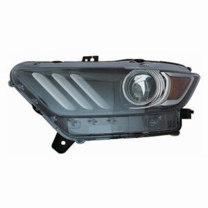 Ford Mustang Headlight Hid Headlight Driver Side W/ Led Accent Mustang/Gt 15-17 Shelby_Gt350 18-20/Gt500 20-22 Capa