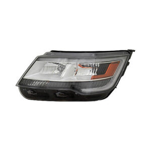 Ford Explorer Headlight Driver Side Chrome Without Signature Base/Xlt Models 2016-2018 (To 4/18) 2019 Police 2016-2019 Capa