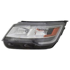 Ford Explorer Head Light Driver Side Fits Xlt W/ Led Accent Limited/Platinum Explorer/Limited 2016-2018 (To 4/3/2018) Capa
