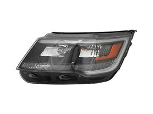 Ford Explorer Headlight Driver Side Black Housing For Sport Models 2016-2018 (To 4/2018)