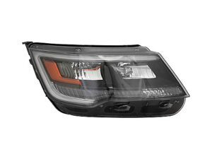 Ford Explorer Headlight Passenger Side Black Housing For Sport Models 2016-2018 (To 4/2018)