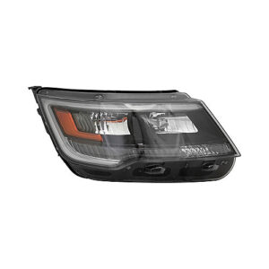 Ford Explorer Headlight Passenger Side Black Housing For Sport Models 2016-2018 (To 4/2018)
