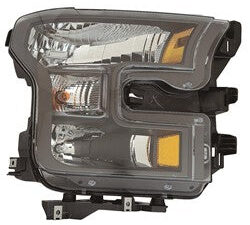 Ford Pickup Halogen Head Light Passenger Side Special Edition Xlt Black Bezel F150 2016-2017