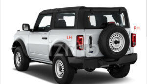 Ford Bronco Tail Light Passenger Side For Base/Big Bend/Black Diamond 2021-2024 Capa