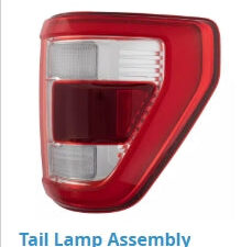 Ford Pickup Tail Light Passenger Side Without On-Board Scales W/ Bsd 2021-2023 (Ml3Z13404C)
