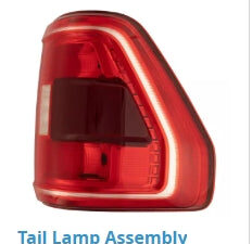 Ford Pickup Tail Light Halognen Driver Side W/ Bsd Without On-Board Scales 2021-2023 (Ml3Z13405C)