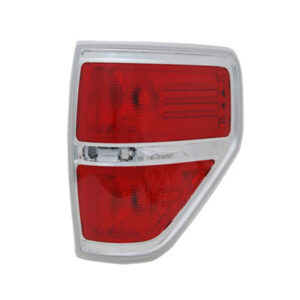 Ford Pickup Tail Light Passenger Side Standard Chrome For Styleside Lightduty 2009-2014