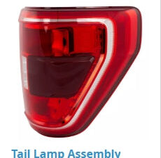 Ford Pickup Tail Light Halognen Passenger Side W/ Bsd Without On-Board Scales 2021-2023 (Ml3Z13404C)