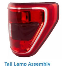 Ford Pickup Tail Light Halognen Passenger Side W/ Bsd Without On-Board Scales 2021-2023 (Ml3Z13404C)