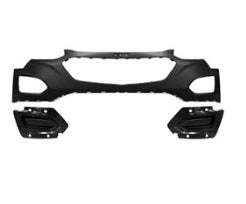 Chevrolet Equinox Bumper Cover Front Upper Bumper Primed Without Fogs For L/Ls 2016-2017