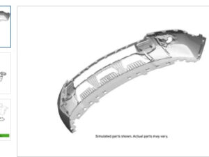 Chevrolet Trailblazer Bumper Cover Front Lower Bumper Primed W/ Fog For Lt 2021-2023 (42755886)