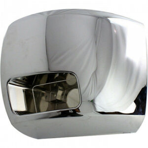 Chevrolet Silverado Bumper Cover Front Bumper Chrome End Driver Side With Fog Fog Light Hole Fits 2500/3500 Series Silverado 2007-2010