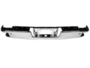 Gmc Sierra Bumper Cover Rear Step Bar Chrome W/ Corner Step And Sensor Silv/Sierra 14-19 (Double )