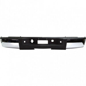 Gmc Sierra Bumper Cover Rr Step Bumper Chrome Without Sensor Silverado/Sierra 07-13 Both Hyb 09-13