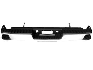 Gmc Sierra Bumper Cover Rear Bumper Assy Chrome W/ Bumper/Reinforcement/Pads/Corner Steps Without Sensors Limited 2019 1500 Silverado/Sierra/Denali 14-18