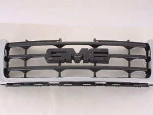Gmc Sierra Grille Mat-Black With Chrome Frame Gmc Sierra/Hybrid 2007-2013