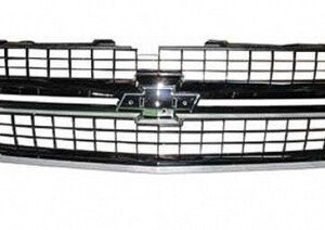 Chevrolet Silverado Front Grille Mat-Black With Chrome Frame 2500/3500 2007-2010