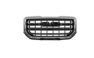 Gmc Sierra Grille Chrome Frame/Black Bar /Chrome Edge For Sle 2016-2018/Ltd 2019 (Oe 23496235)