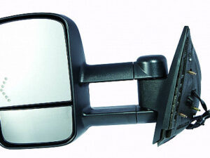 Gmc Sierra Mirror Driver Side Power/Htd/Signal/Manual Folding Trailer Tow Type/Telescopic Textured ()