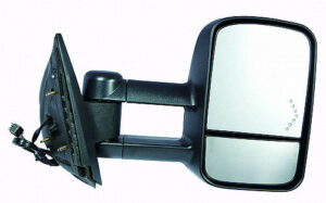 Gmc Sierra Mirror Passenger Side Power/Htd/Signal/Manual Folding Trailer Tow Type/Telescopic Textured ()