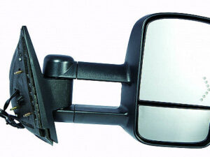 Gmc Sierra Mirror Passenger Side Power/Htd/Signal/Manual Folding Trailer Tow Type/Telescopic Textured ()