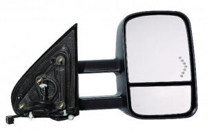 Gmc Sierra Mirror Passenger Side Power Heated/Man-Folding/Dual Lens/Turn Signal/Trail Tow Type (Click Image For Fitments)